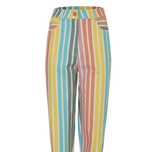 Printed Mom Denim Pants - Picture 4 of 5